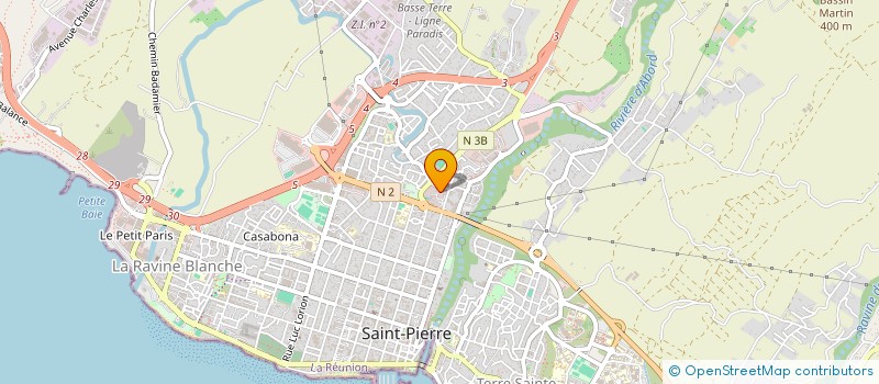 localisation de l'entreprise SCI MOISE à SAINT-PIERRE