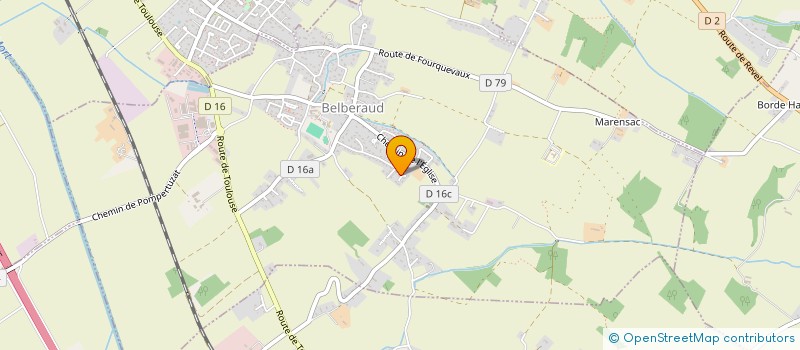 localisation de l'entreprise SCI MOISSAC  BELBERAUD