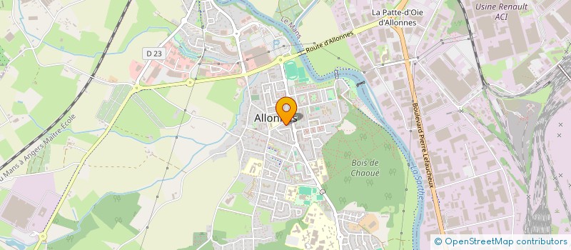 localisation de l'entreprise SCI MOISY DAVID  ALLONNES