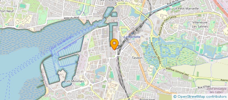 localisation de l'entreprise SCI MOITESSIER  LA ROCHELLE