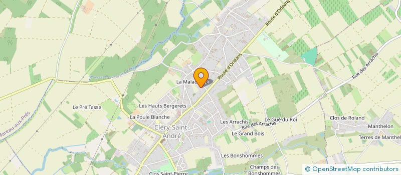 localisation de l'entreprise SCI MOJE à CLERY-SAINT-ANDRE