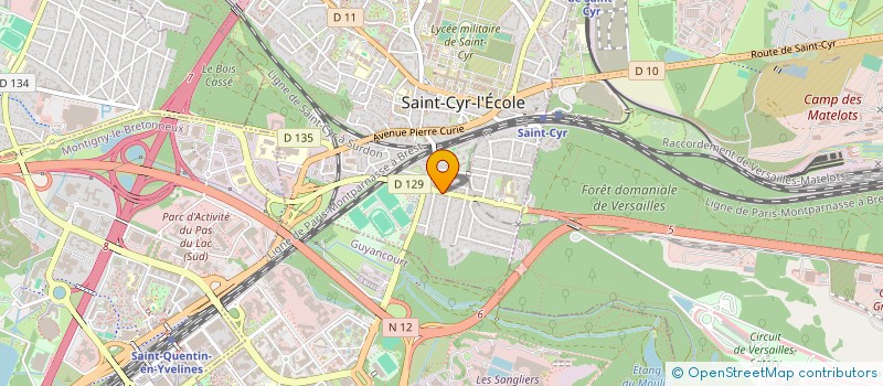 localisation de l'entreprise SCI MOJIPEC  JOUARS-PONTCHARTRAIN