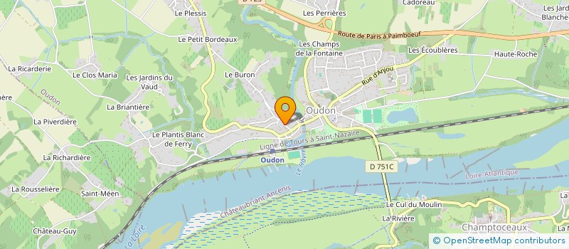 localisation de l'entreprise SCI MOJITO  OUDON