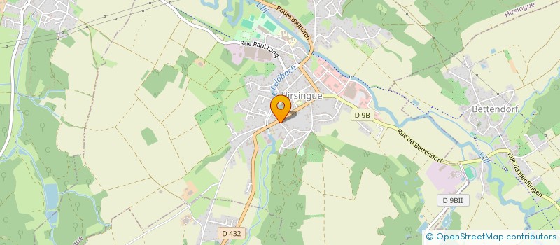 localisation de l'entreprise SCI MOJITO  HIRSINGUE