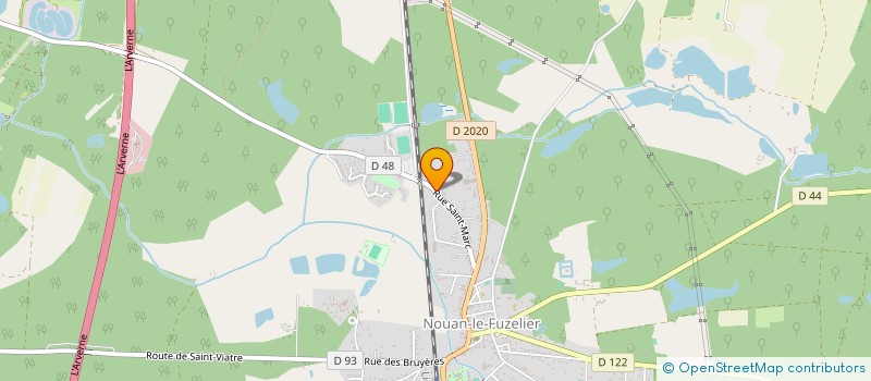 localisation de l'entreprise SCI MOJO  NOUAN-LE-FUZELIER