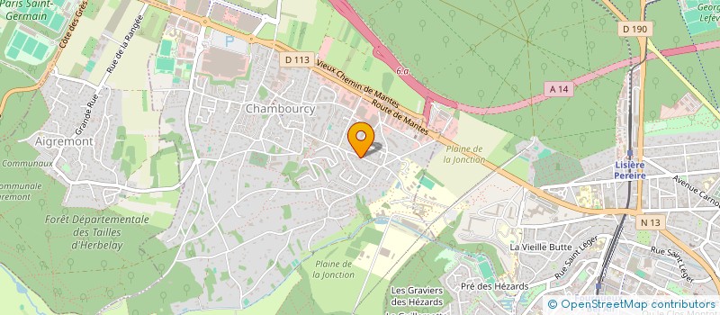 localisation de l'entreprise SCI MOJO DE GRAMONT  CHAMBOURCY