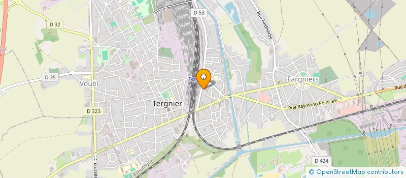 localisation de l'entreprise SCI MOKA à TERGNIER