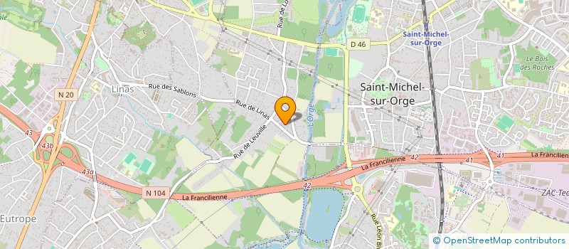 localisation de l'entreprise SCI MOKA  LONGPONT-SUR-ORGE