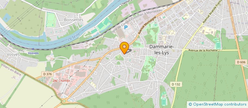 localisation de l'entreprise SCI MOKA à DAMMARIE-LES-LYS