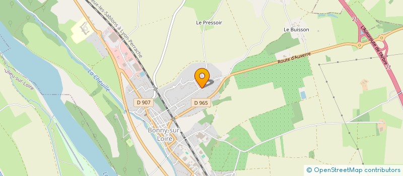 localisation de l'entreprise SCI MOKARA à BONNY-SUR-LOIRE