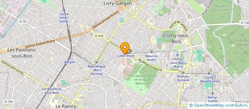 localisation de l'entreprise SCI MOKRANI  LE RAINCY