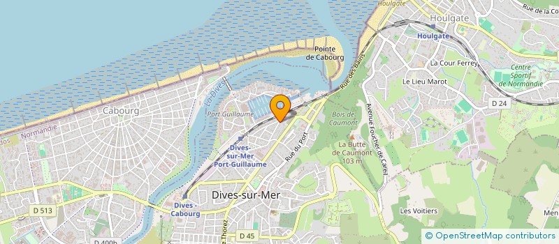 localisation de l'entreprise SCI MOKY à DIVES-SUR-MER