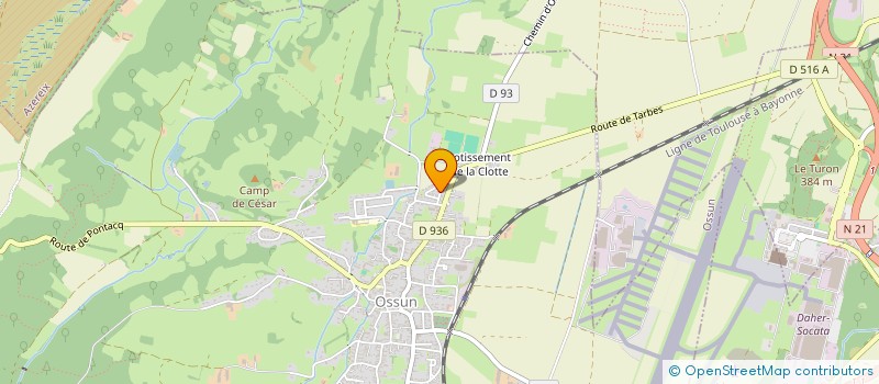 localisation de l'entreprise SCI MOLADAM  OSSUN