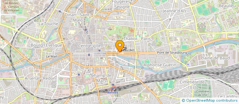 localisation de l'entreprise SCI MOLARD  RENNES