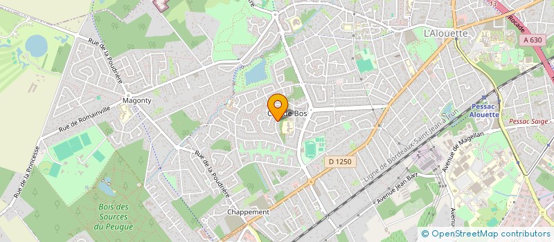 localisation de l'entreprise SCI MOLAS à PESSAC