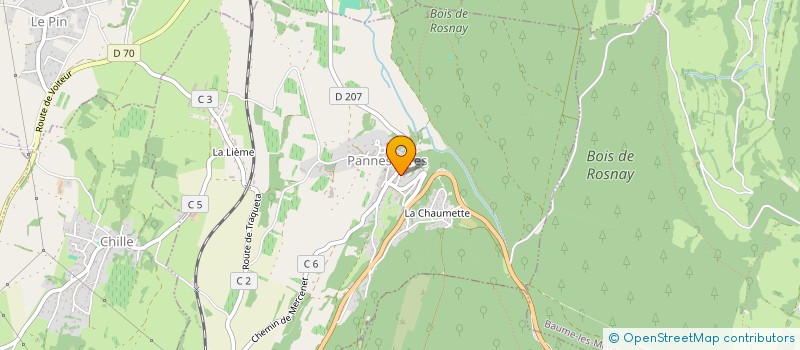 localisation de l'entreprise SCI MOLDU  PANNESSIERES