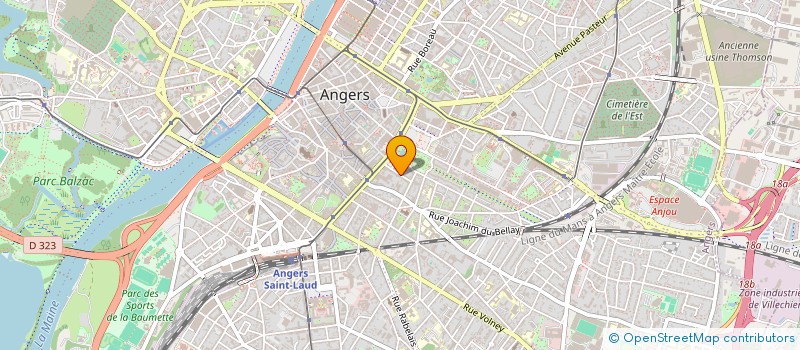 localisation de l'entreprise SCI MOLDU à ANGERS