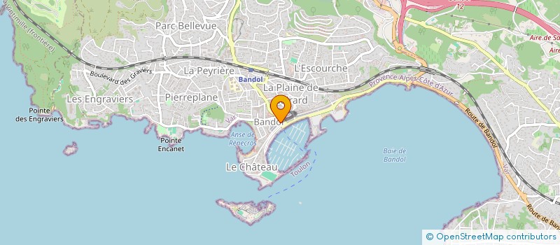 localisation de l'entreprise SCI MOLE SUD  BANDOL