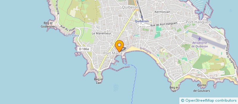 localisation de l'entreprise SCI MOLENE à QUIBERON