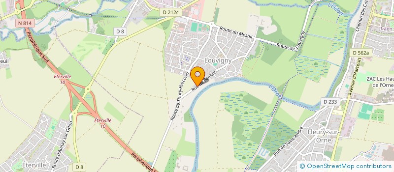 localisation de l'entreprise SCI MOLENE  LOUVIGNY