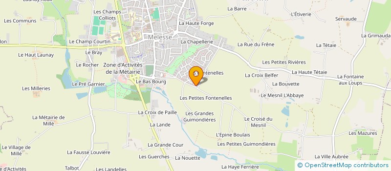 localisation de l'entreprise SCI MOLENE  MELESSE