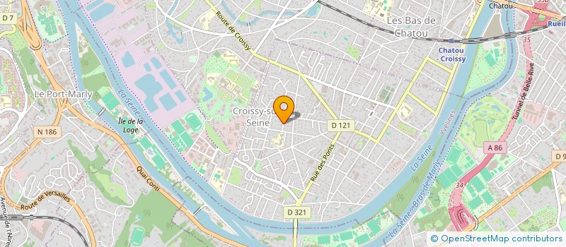 localisation de l'entreprise SCI MOLI  CROISSY-SUR-SEINE