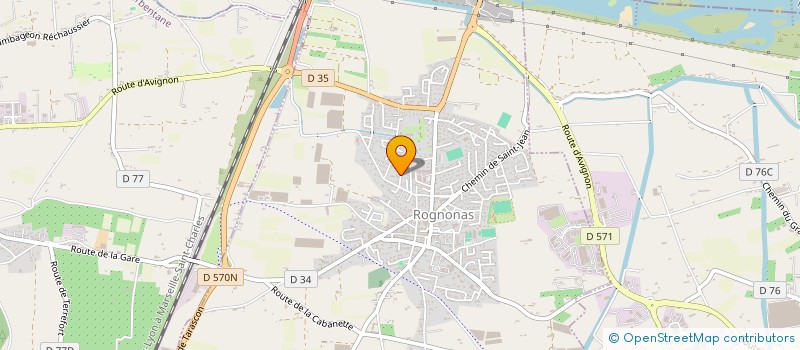 localisation de l'entreprise SCI MOLICA à ROGNONAS