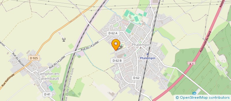 localisation de l'entreprise SCI MOLIDA  PHALEMPIN