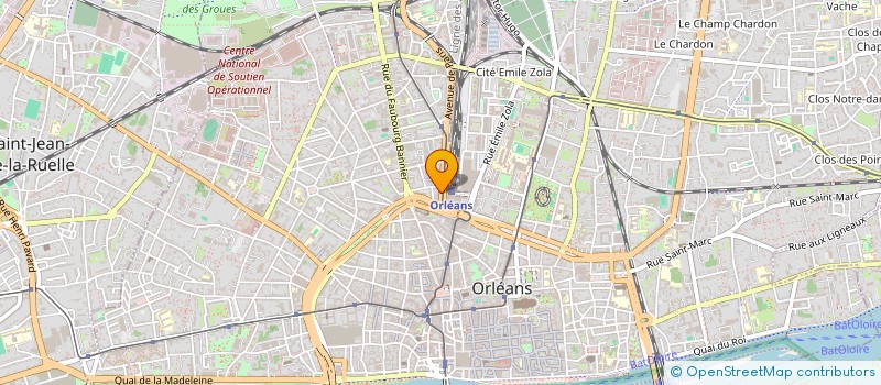 localisation de l'entreprise SCI MOLIDG à ORLEANS