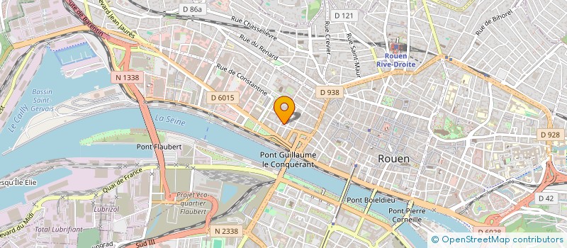 localisation de l'entreprise SCI MOLIERE à ROUEN