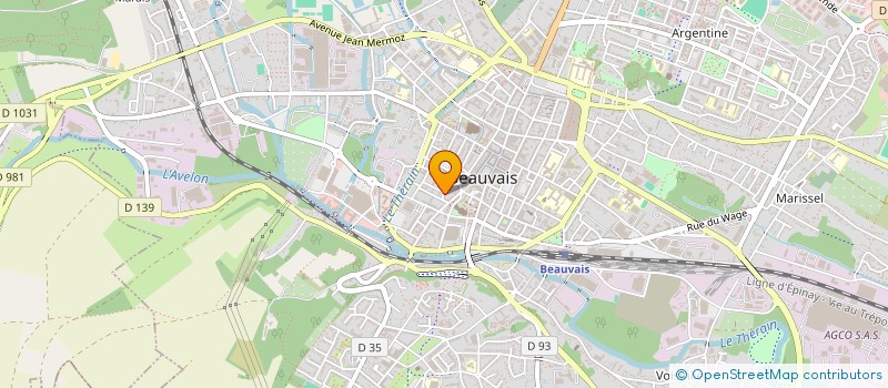 localisation de l'entreprise SCI MOLIERE  GOINCOURT