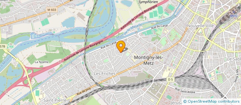 localisation de l'entreprise SCI MOLIERE à MONTIGNY-LES-METZ