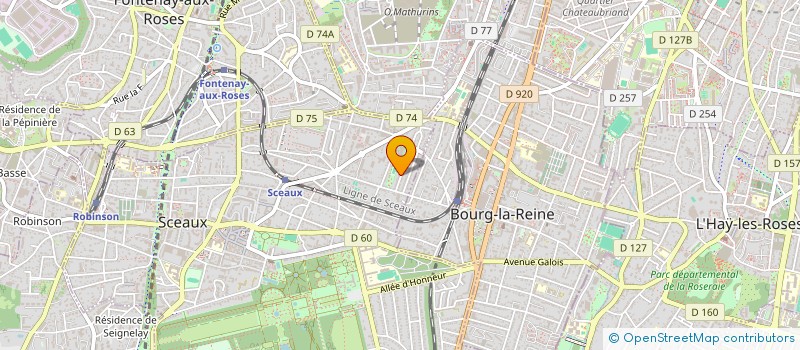 localisation de l'entreprise SCI MOLIERE 3S à SCEAUX