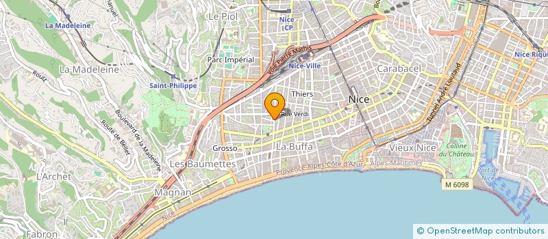 localisation de l'entreprise SCI MOLIERE à NICE