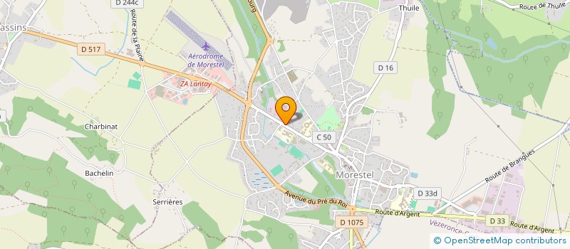 localisation de l'entreprise SCI MOLIERE 43  MORESTEL