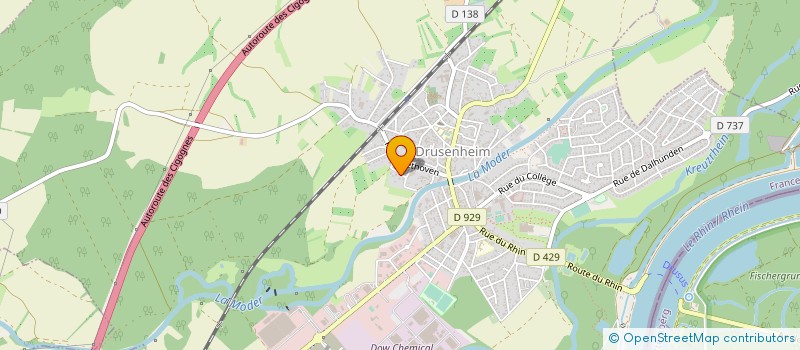 localisation de l'entreprise SCI MOLIERE  DRUSENHEIM