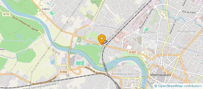 localisation de l'entreprise SCI MOLIERE  MONTAUBAN