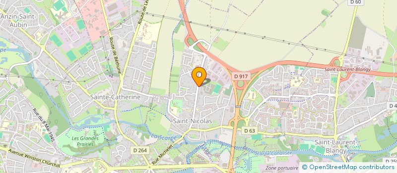 localisation de l'entreprise SCI MOLIERE  SAINT-NICOLAS