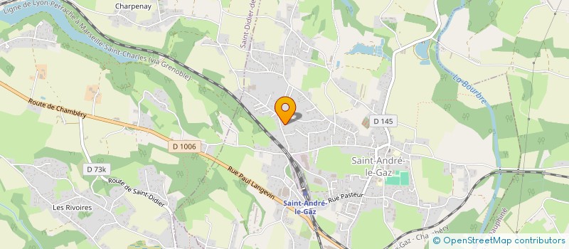 localisation de l'entreprise SCI MOLIERE  SAINT-ANDRE-LE-GAZ