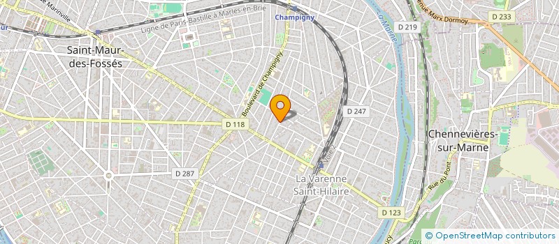 localisation de l'entreprise SCI MOLIERE DUVIVIER à SAINT-MAUR-DES-FOSSES