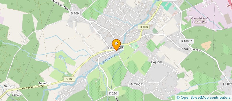 localisation de l'entreprise SCI MOLINA  LA BREDE