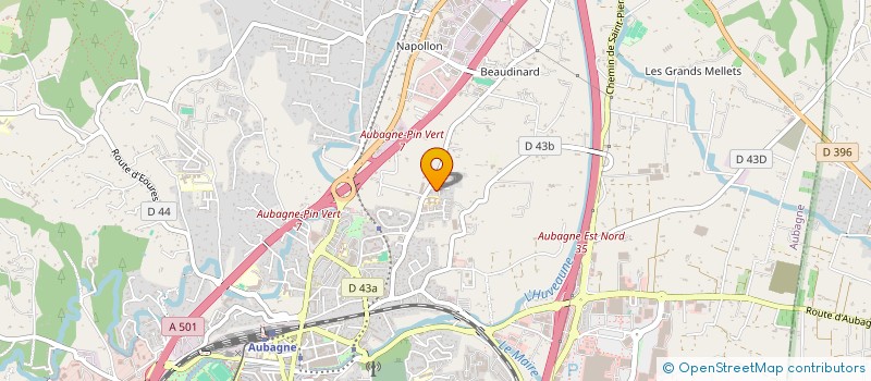 localisation de l'entreprise SCI MOLINI à AUBAGNE