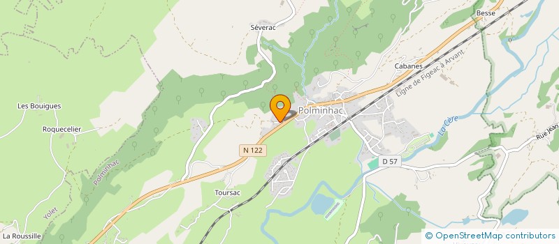 localisation de l'entreprise SCI MOLINIER à POLMINHAC