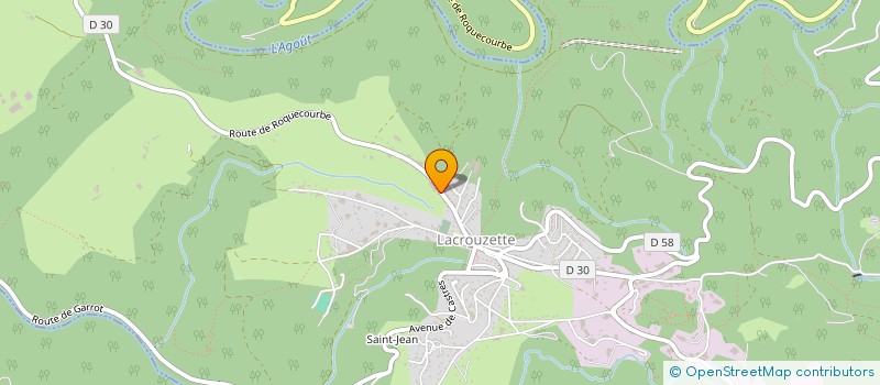 localisation de l'entreprise SCI MOLINIER  LACROUZETTE