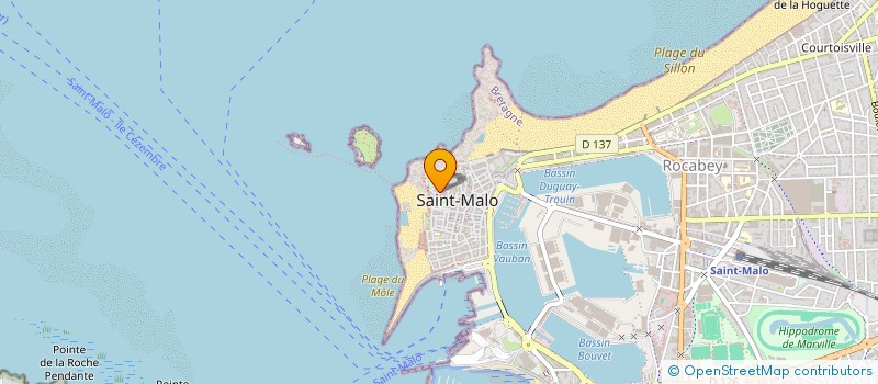 localisation de l'entreprise SCI MOLINOS  SAINT-MALO