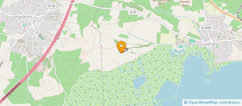 localisation de l'entreprise SCI MOLINUM  VENDRES