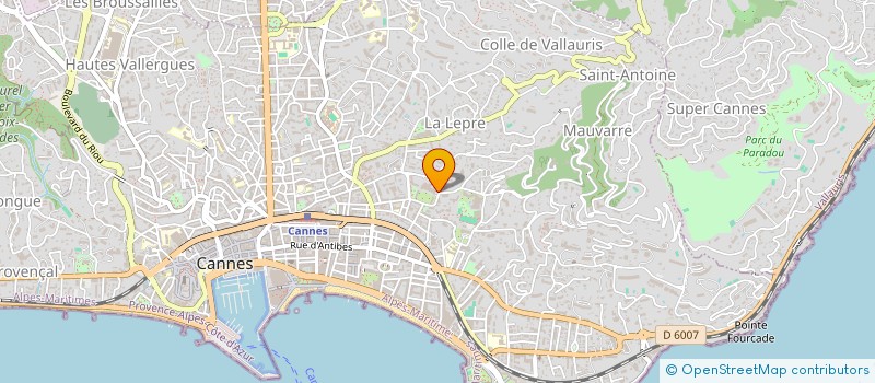 localisation de l'entreprise SCI MOLISA à CANNES