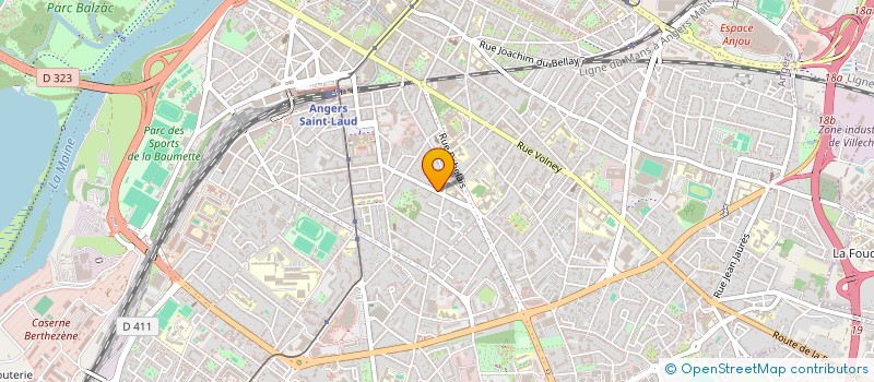 localisation de l'entreprise SCI MOLITOR à ANGERS