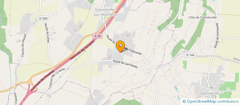 localisation de l'entreprise SCI MOLIVARO  GONNEVILLE-SUR-HONFLEUR