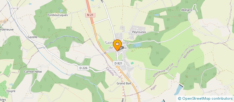 localisation de l'entreprise SCI MOLLAB  SAINT-ANTOINE-DE-FICALBA